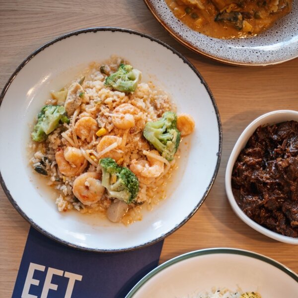 Toko Bopp Indonesische maaltijd: Udang, Toemis Broccoli en Nasi Goreng (1p)