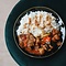 Restaurant BaiYok Thais Thaise maaltijd: kip cashewnoten en pha naeng curry rundvlees met jasmijnrijst (1p)