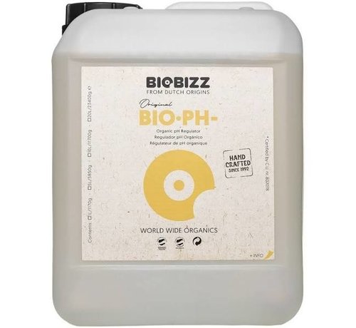 BioBizz BioBizz pH- 5 Liter BioBizz BioBizz pH- 5 Liter