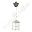 Oude fabriekslamp "White Roblin"