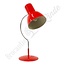 Retro, rode bureaulamp "red swan"