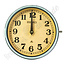 Vintage scheepsklok 'Seiko' yellow