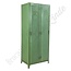 Lockerkast tweedeurs staal groen