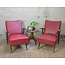 Enkele vintage fauteuil - Rood