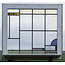 77 x 71 cm - Glas in lood raam No. 460