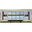 144 x 52,5 cm - Glas in lood raam No. 447