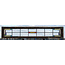 143,5 x 28 cm - Glas in lood raam No. 435