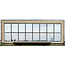 120,5 x 48 cm - Glas in lood raam No. 431