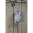 Stoere wandlamp 'Caged Lipec' Silver