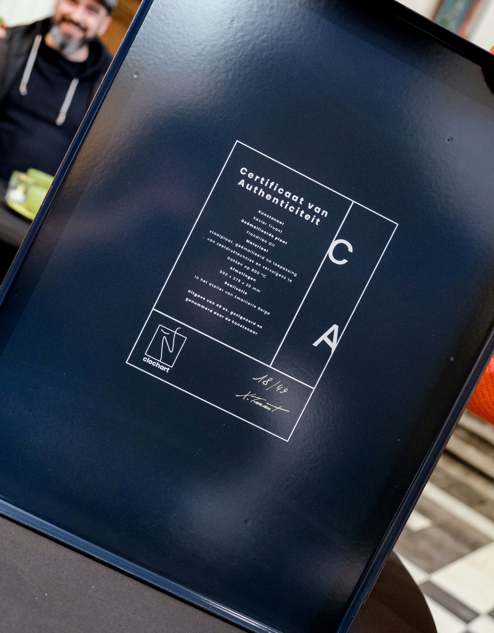 Emaille Flandrien Oil