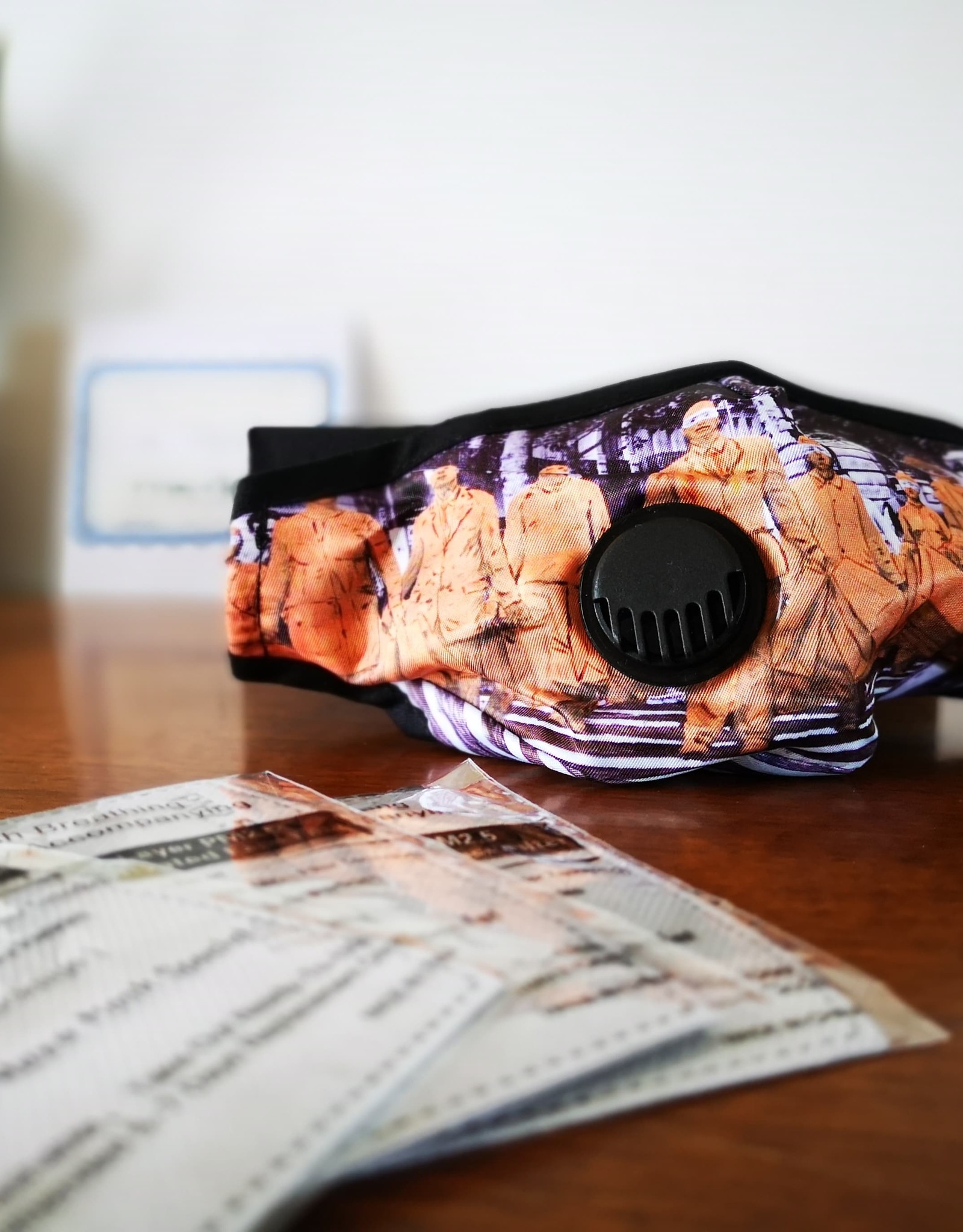 Shopping in Paris Art Mask