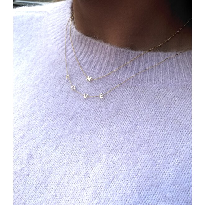 Love Letter Necklace 5 Initials