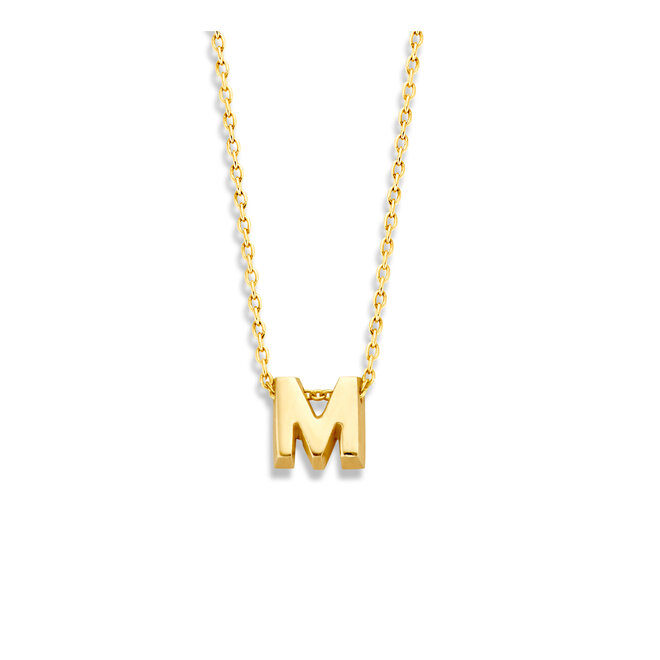 Capital Necklace 14K Gold