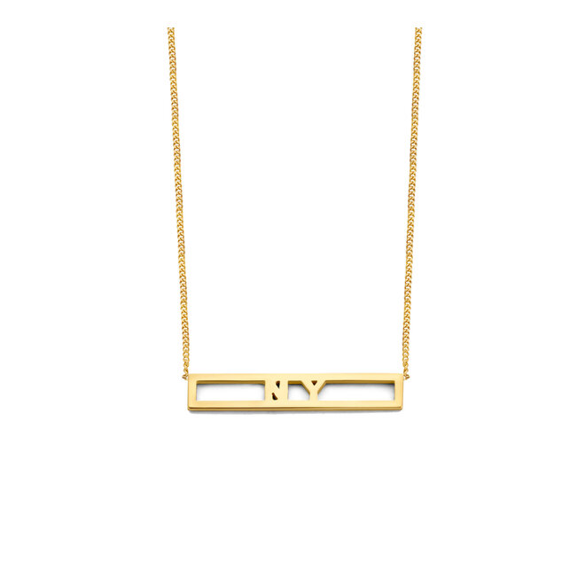 Love Bar Necklace 2 Letters