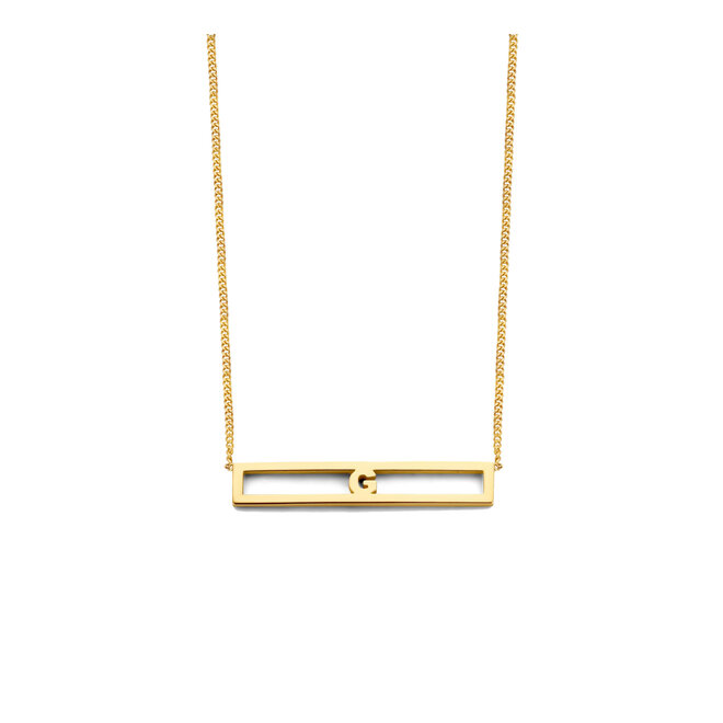 Love Letter Love Bar Ketting 14K Goud