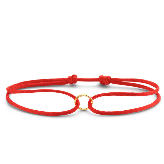 Vintage Cirkel Satijnkoord Armband