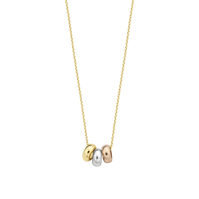 Iconic Triple Love ketting 14K Goud