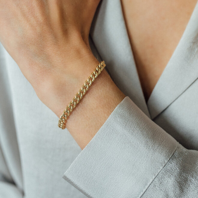 Charm Chain Armband 14K Goud