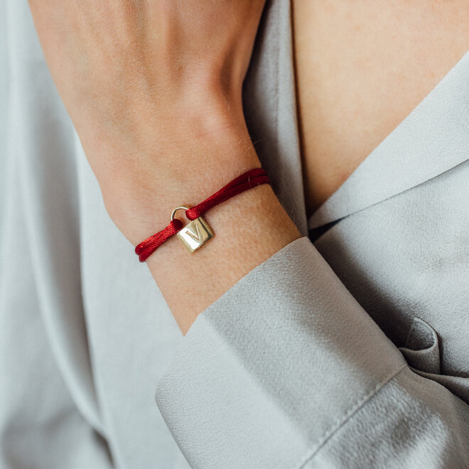 Charm Lock Bracelet Cord