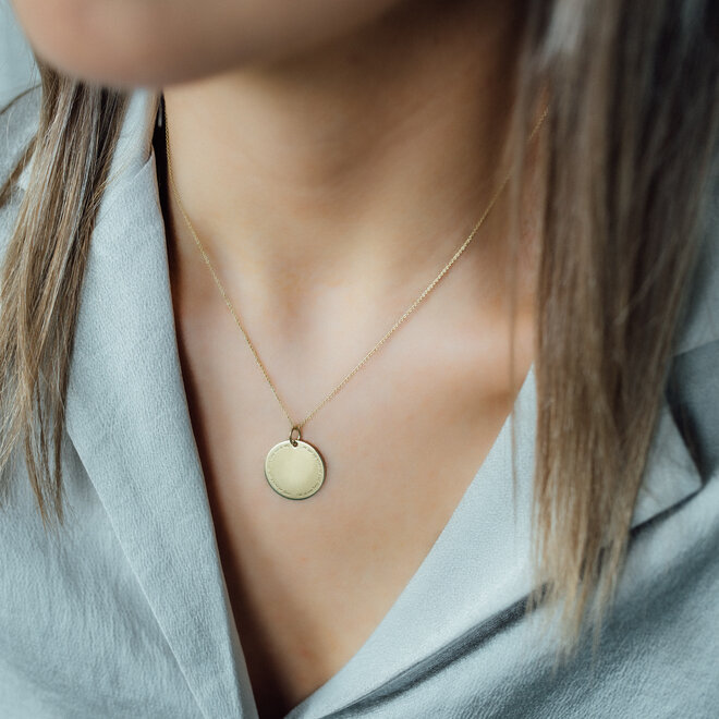 Identity Charm Circle Big with Necklace