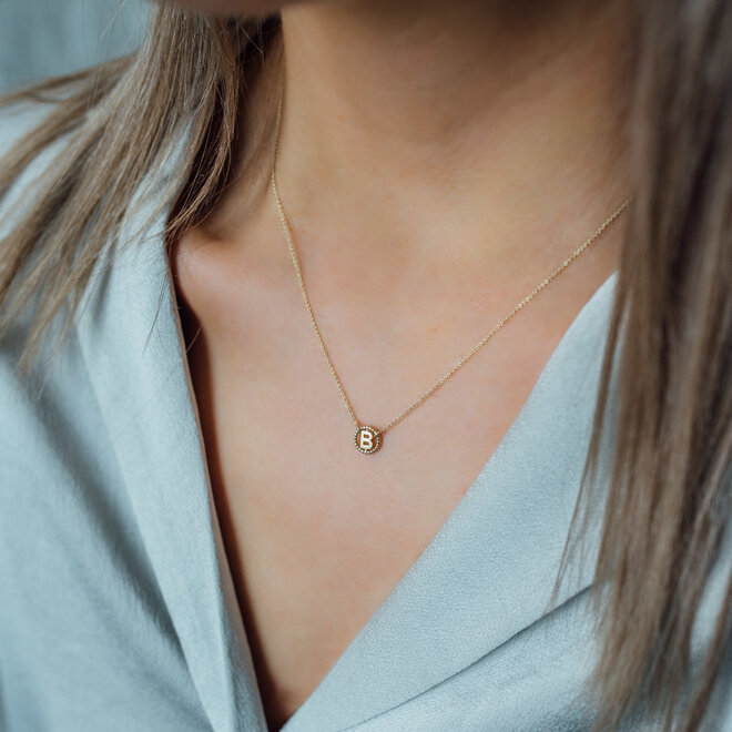 Vintage Letter Ketting