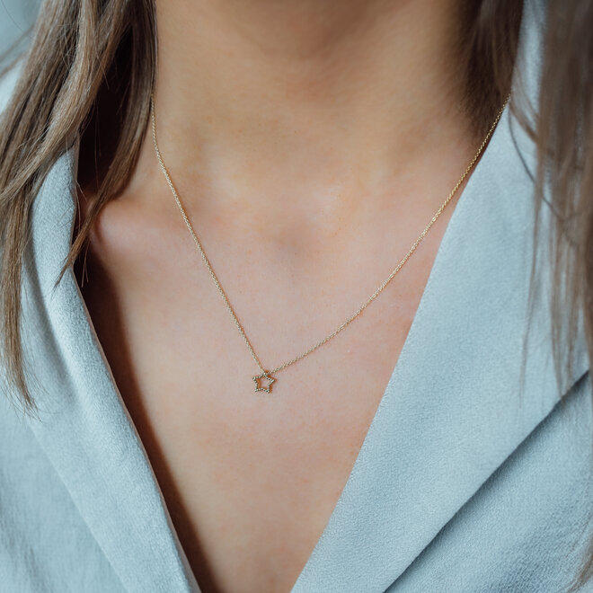 Vintage Ster Ketting