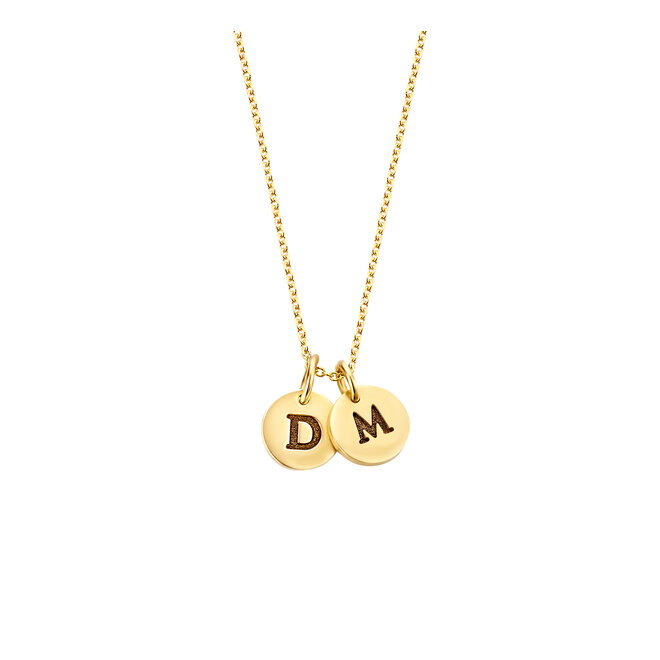 Coin Mini Ketting - 2 Coins