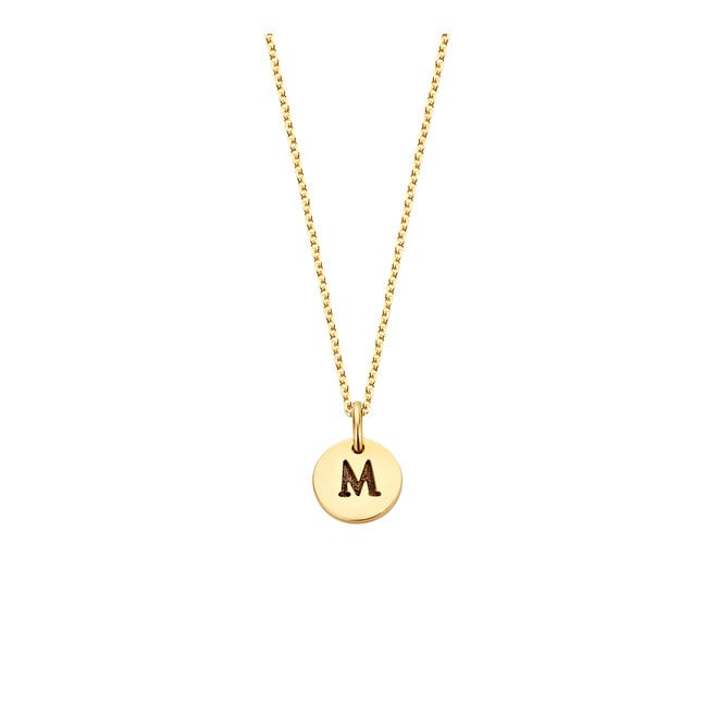 Coin Mini Ketting - 1 Coin 14K Goud