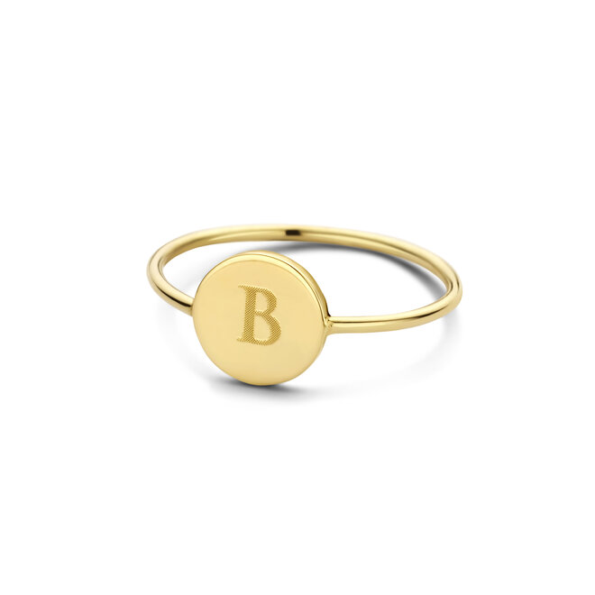 Coin Ring 14K Goud