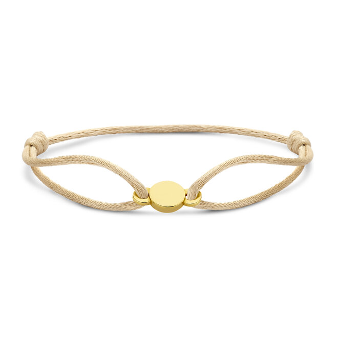 Cirkel As Satijnkoord Armband