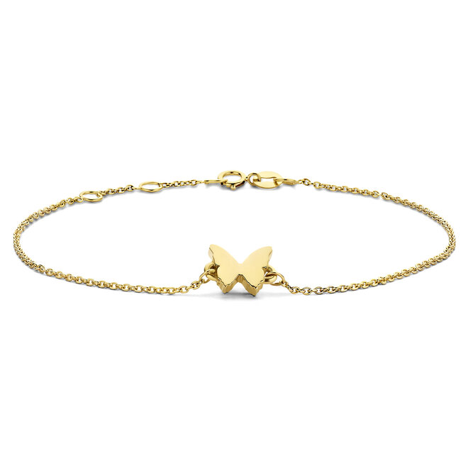 Ashes Collection Vlinder As Armband 14K Goud