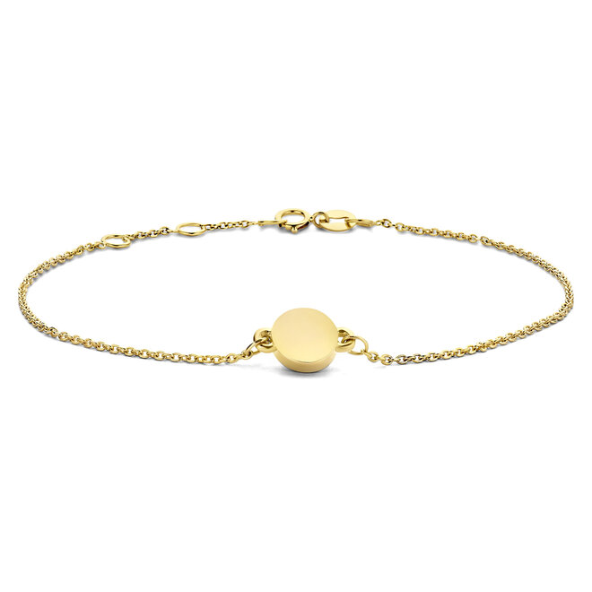 Ashes Collection Cirkel As Armband 14K Goud