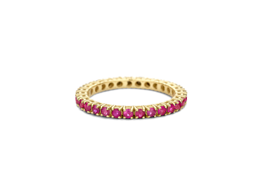 Just Diamond Ring Ruby Size 3 Full