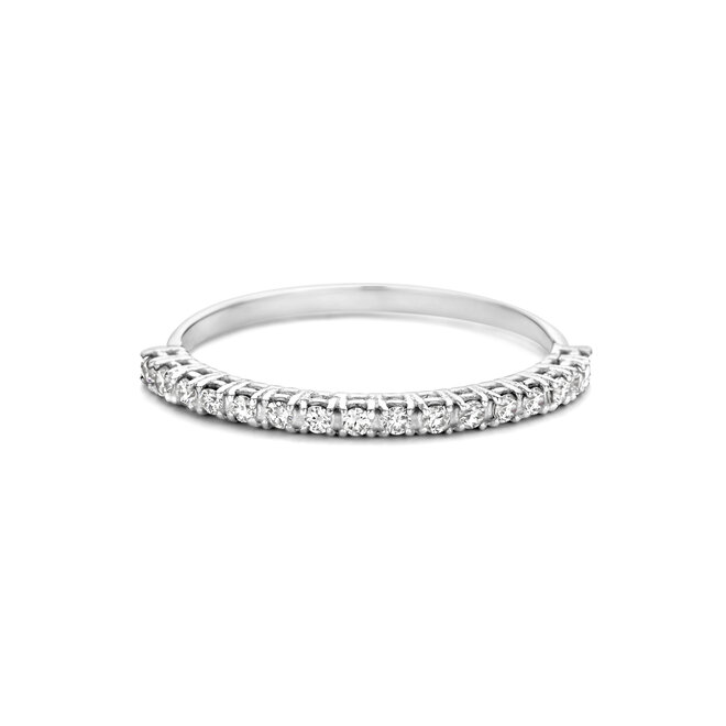 Just Diamond Tennis Ring Witte Diamant - Half