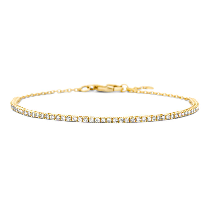 Just Diamond Tennis Bracelet Chain White Diamond Size 1
