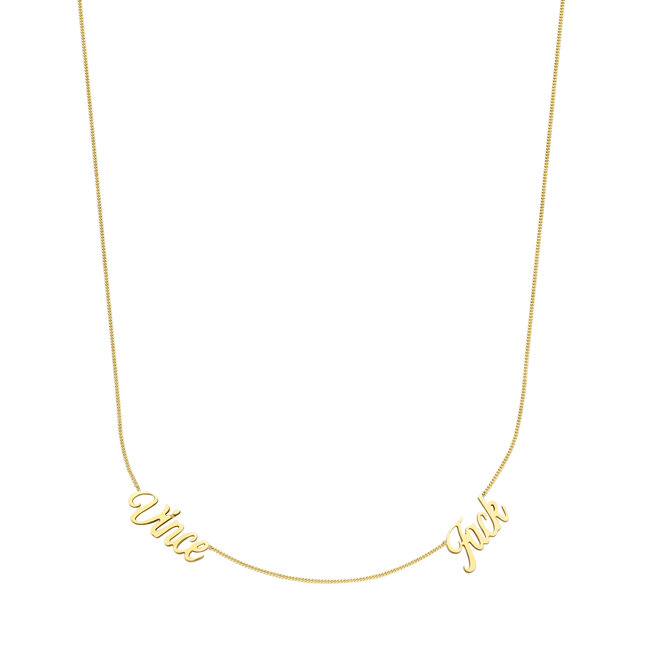 Signature Ketting - 2 Namen