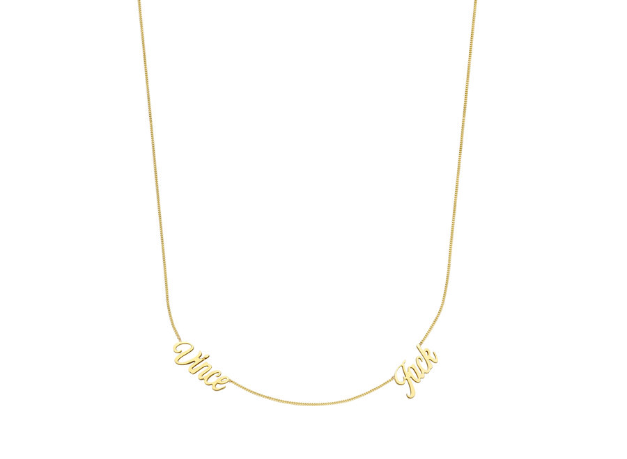 Signature Necklace 2 Names