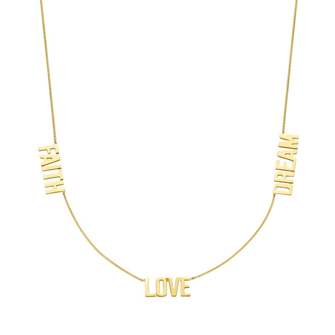 Signature Ketting - 3 Namen