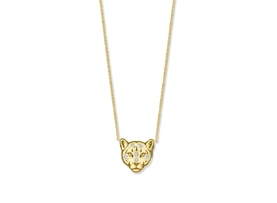 Franky's Treasure Panther Diamond Necklace