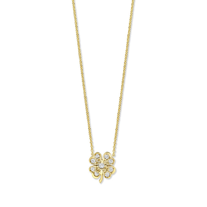 Franky's Treasure Clover Diamond Necklace