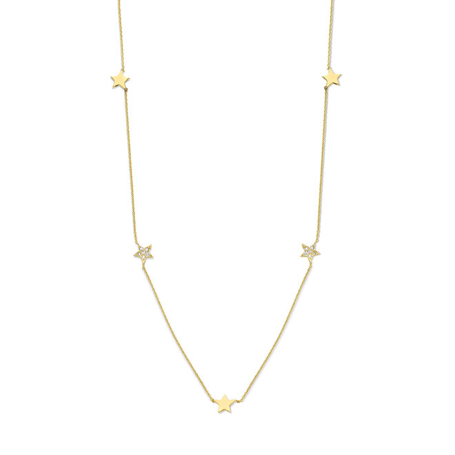 Franky's Treasure 5 Star Diamond Necklace