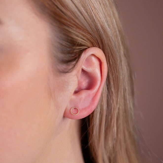 Vintage Cirkel Oorbel