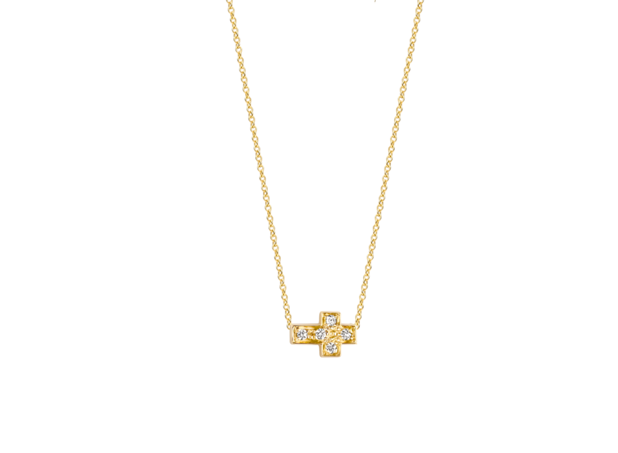 Franky's Treasure Cross Diamond Necklace