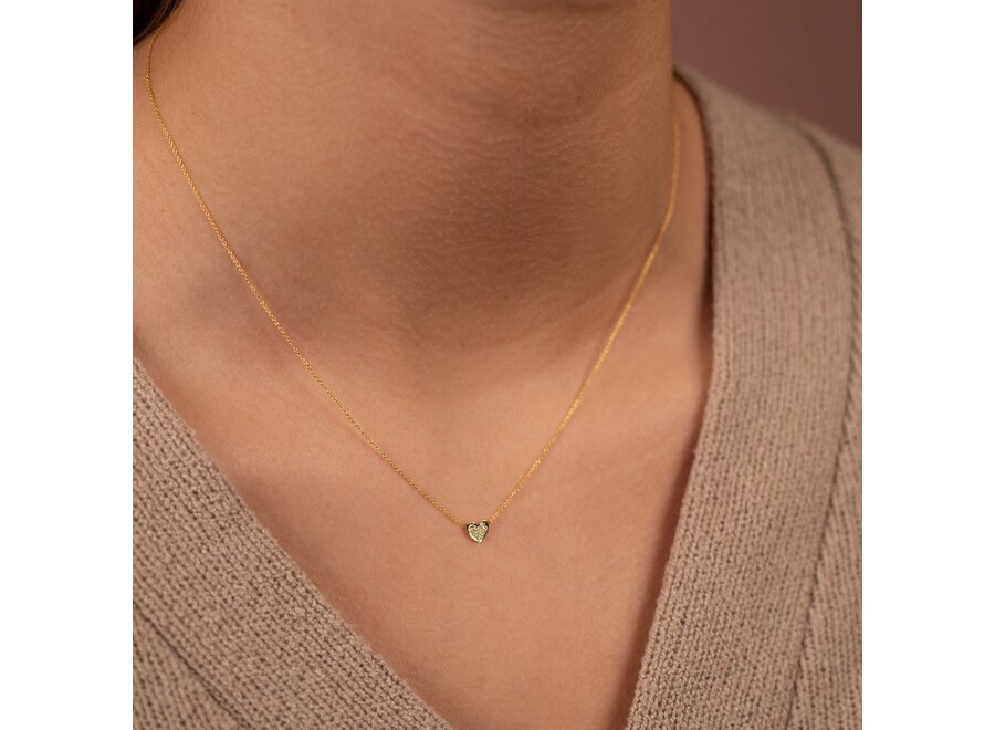 Franky's Treasure Heart Diamond Necklace