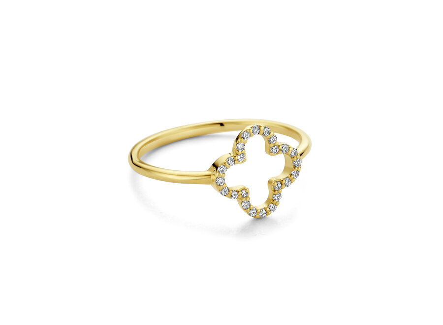 Iconic Lucky Clover Diamond Ring