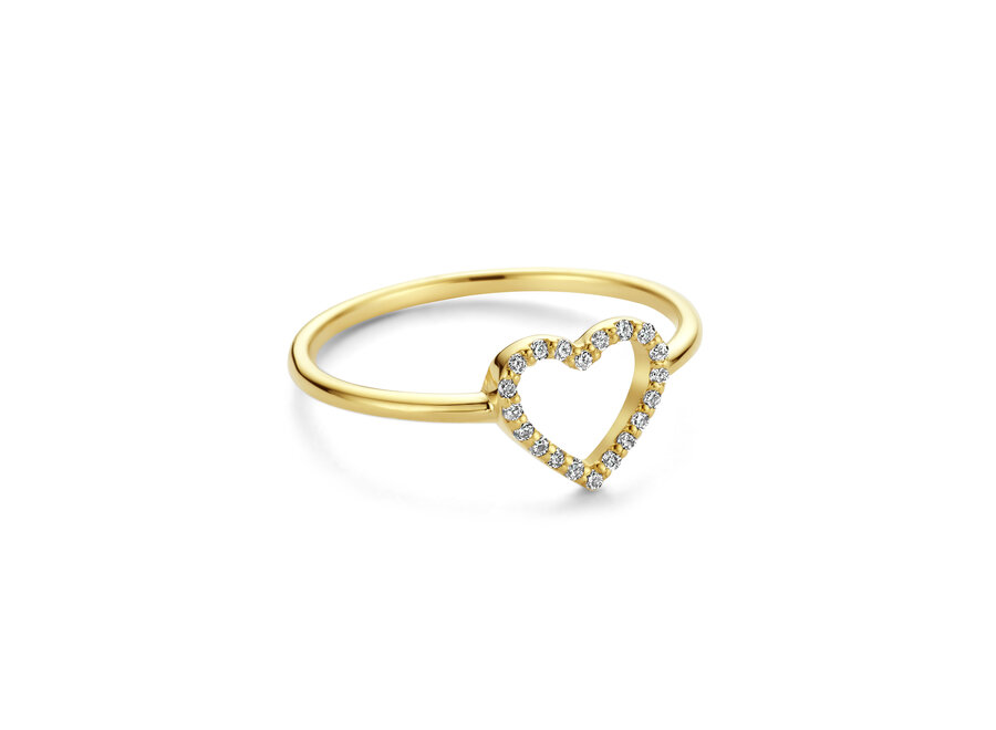 Iconic Heart Diamond Ring