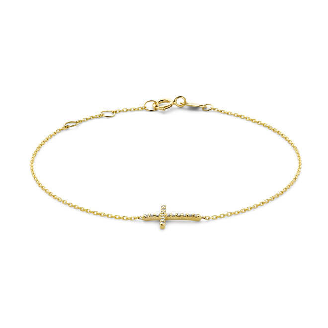 Iconic Cross Diamond Bracelet Chain