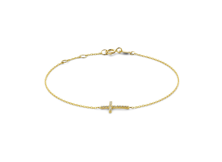 Iconic Cross Diamond Bracelet Chain