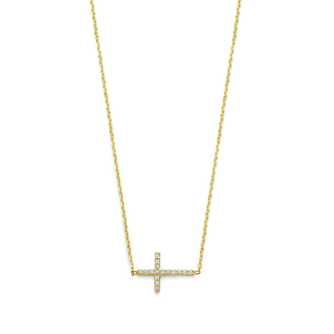 Iconic Cross Diamond Necklace