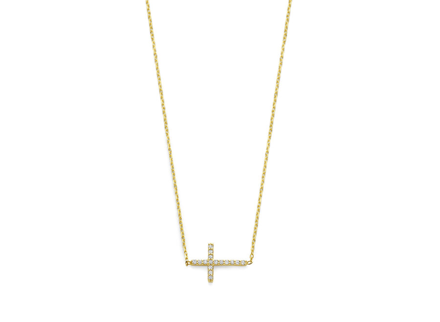 Iconic Cross Diamond Necklace